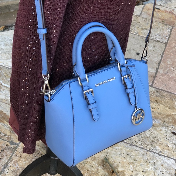 NWT Michael Kors medium ciara handbag French Blue - Picture 6 of 8